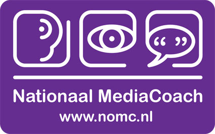 Logo gecertificeerd Nationaal MediaCoach